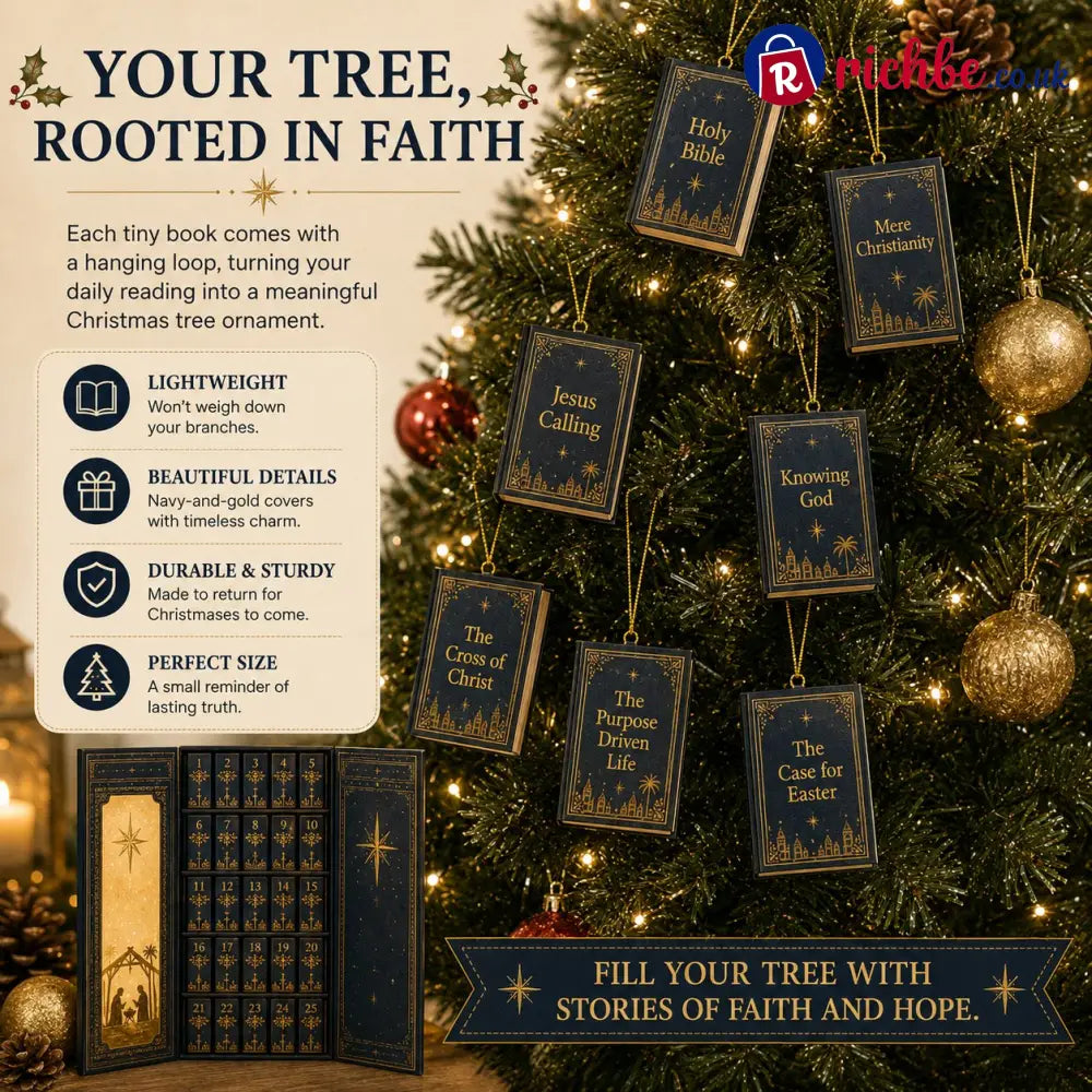 🎁Last Day 49% OFF-✦ 📖 25-Day Christian Mini Book Advent Calendar 🎄 ✦ - All Collections