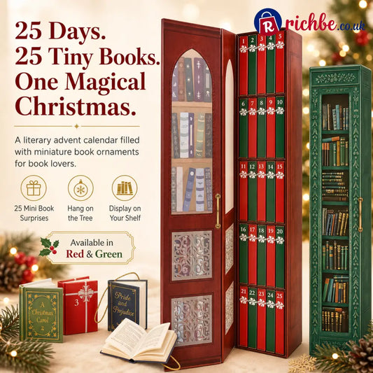 Last Day 49% OFF – 📚 25-Day Mini Book Advent Calendar – A Book Lover’s Christmas Countdown