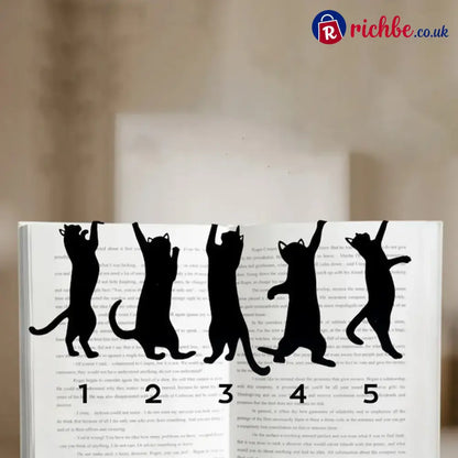 🔥LAST DAY 49% OFF🔥😹5Pcs Metal Cat bookmark - 1 Set(5pcs)