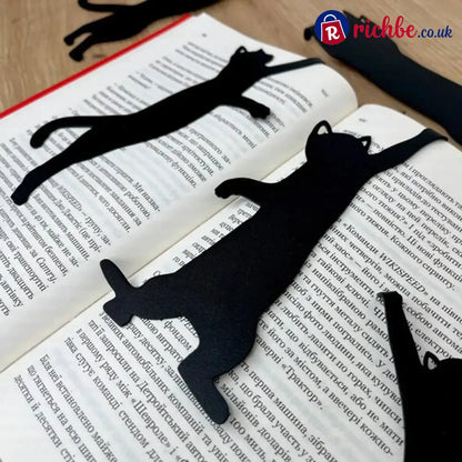 🔥LAST DAY 49% OFF🔥😹5Pcs Metal Cat bookmark - 1 Set(5pcs)