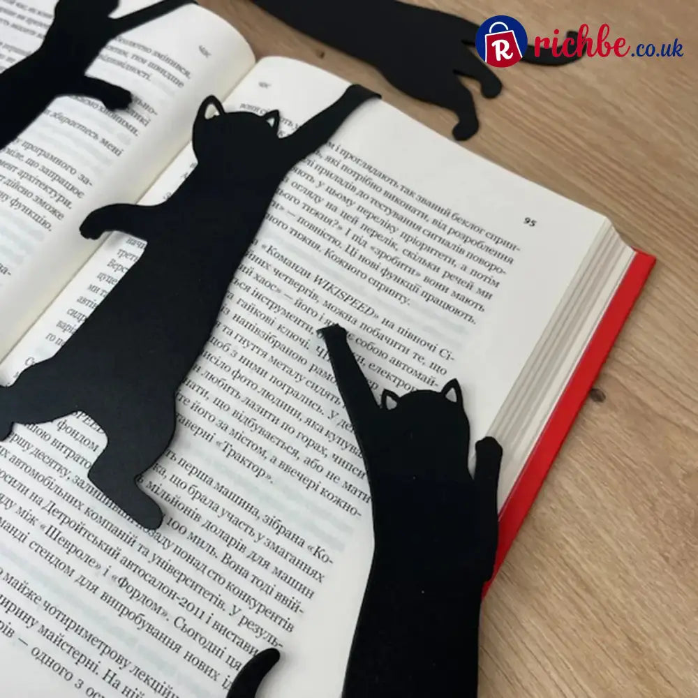 🔥LAST DAY 49% OFF🔥😹5Pcs Metal Cat bookmark - 1 Set(5pcs)