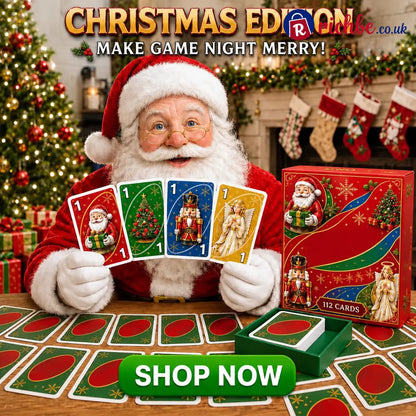 🔥Last Day 49% OFF🎉-🃏Christmas Cards Edition🎄 Holiday Family Card Game with 112 Festive Cards