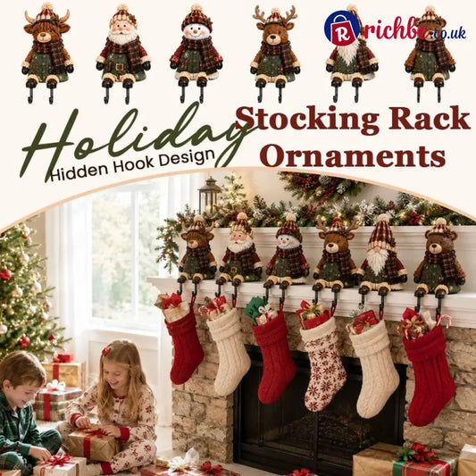 🔥 Last Day 49% OFF - Christmas Stocking Holder Shelf Sitters - 6PC（Free Shipping） - All Collections