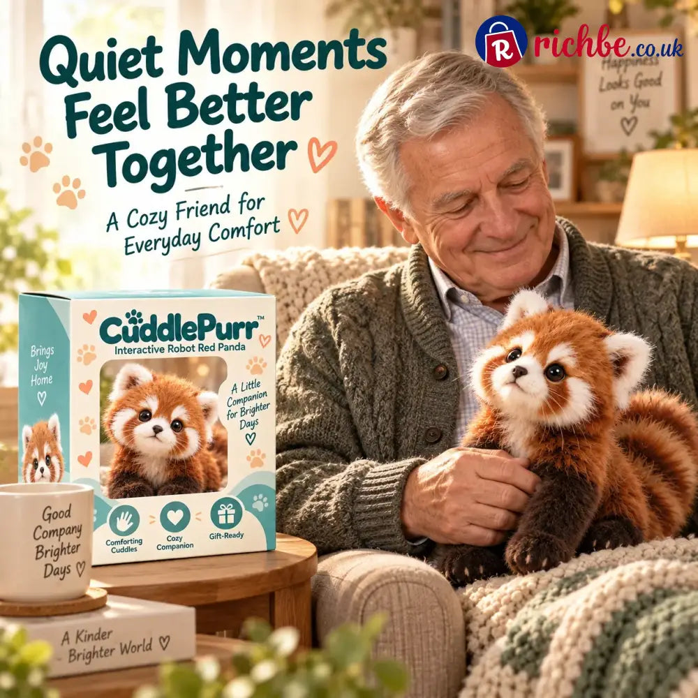 🐾❤️ Cuddlepurr™ Red Panda – Interactive Plush Companion | A Little Friend A Lot Of Love