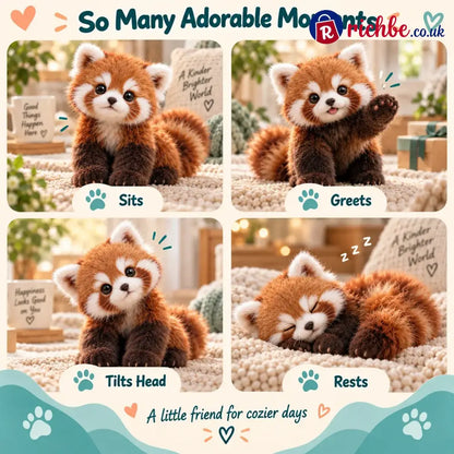 🐾❤️ Cuddlepurr™ Red Panda – Interactive Plush Companion | A Little Friend A Lot Of Love