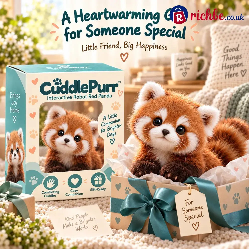 🐾❤️ Cuddlepurr™ Red Panda – Interactive Plush Companion | A Little Friend A Lot Of Love