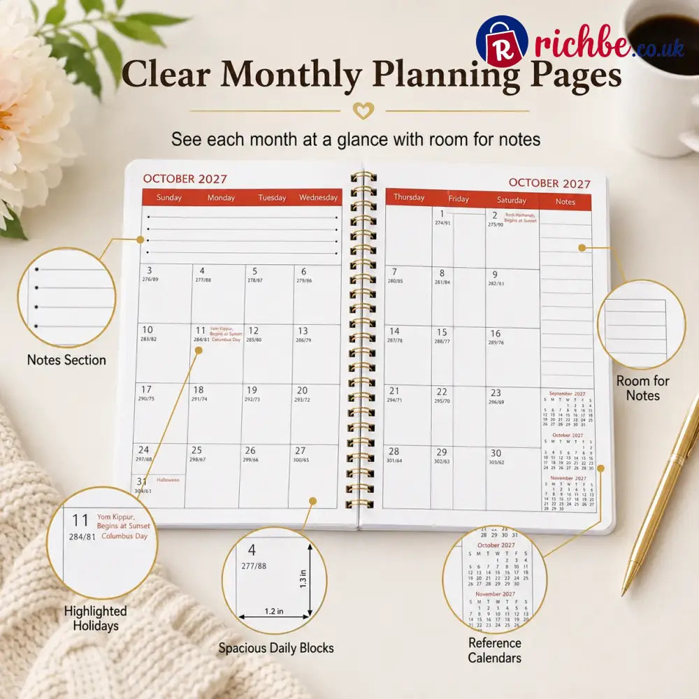 🐮 LAST DAY 49% OFF – Cute Cow 5-Year Planner 2026–2030 | Monthly Organizer with Farmhouse Cover, Goal Tracking Pages & Long-Term Planning Layout ✨