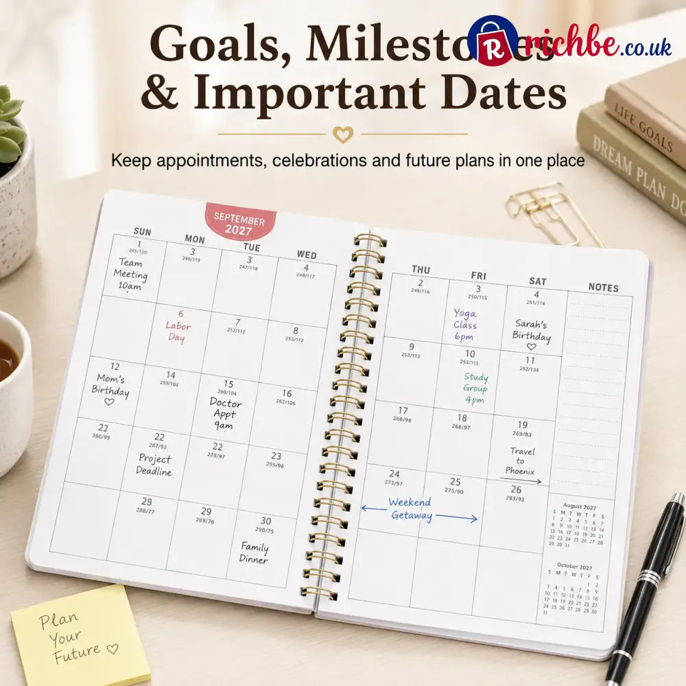🐮 LAST DAY 49% OFF – Cute Cow 5-Year Planner 2026–2030 | Monthly Organizer with Farmhouse Cover, Goal Tracking Pages & Long-Term Planning Layout ✨