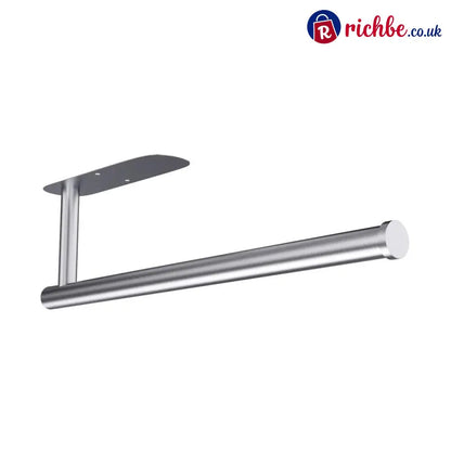 🔥LAST DAY 49% OFF-✨ EasyRoll Paper Towel Holder:No Drill Wall Mount 🧻 - Silver
