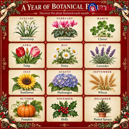 🗓️ Christmas Limited-Edition, 🪴 Eco-Friendly Plantable “Timeless” Seed Calendar 2027