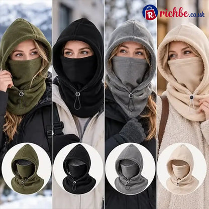 🔥LAST DAY 49% OFF - Fleece Double Layer Integrated Hat