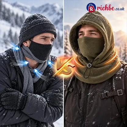 🔥LAST DAY 49% OFF - Fleece Double Layer Integrated Hat