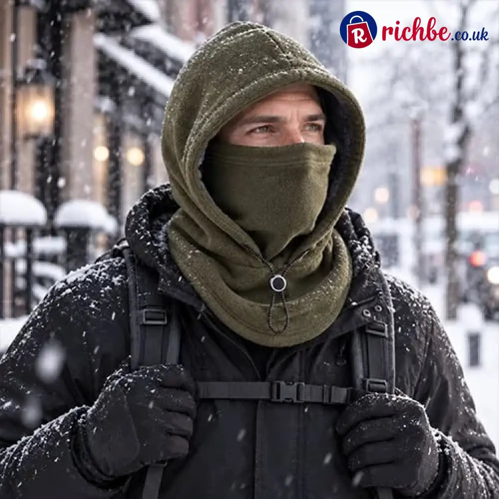 🔥LAST DAY 49% OFF - Fleece Double Layer Integrated Hat