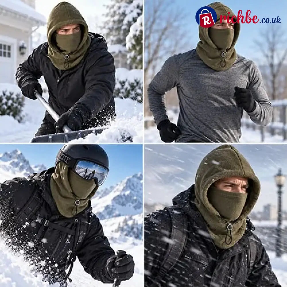 🔥LAST DAY 49% OFF - Fleece Double Layer Integrated Hat