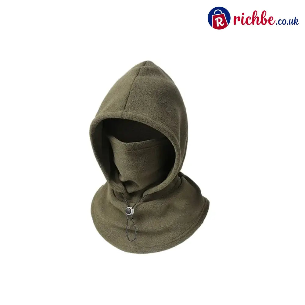 🔥LAST DAY 49% OFF - Fleece Double Layer Integrated Hat - Green