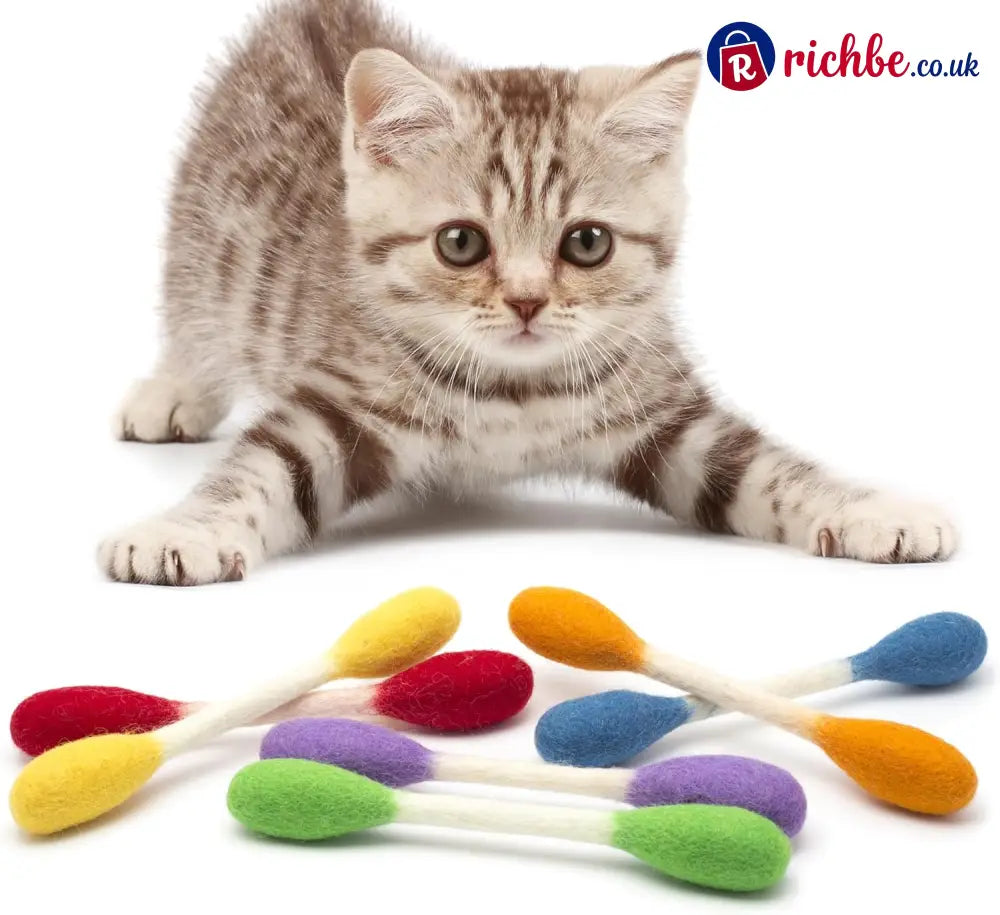 🔥Last Day 49% OFF - ❤️For happy healthy and active indoor cats🐱Swabs Large Size Cat Toys with Catnip (6 pcs/pack)