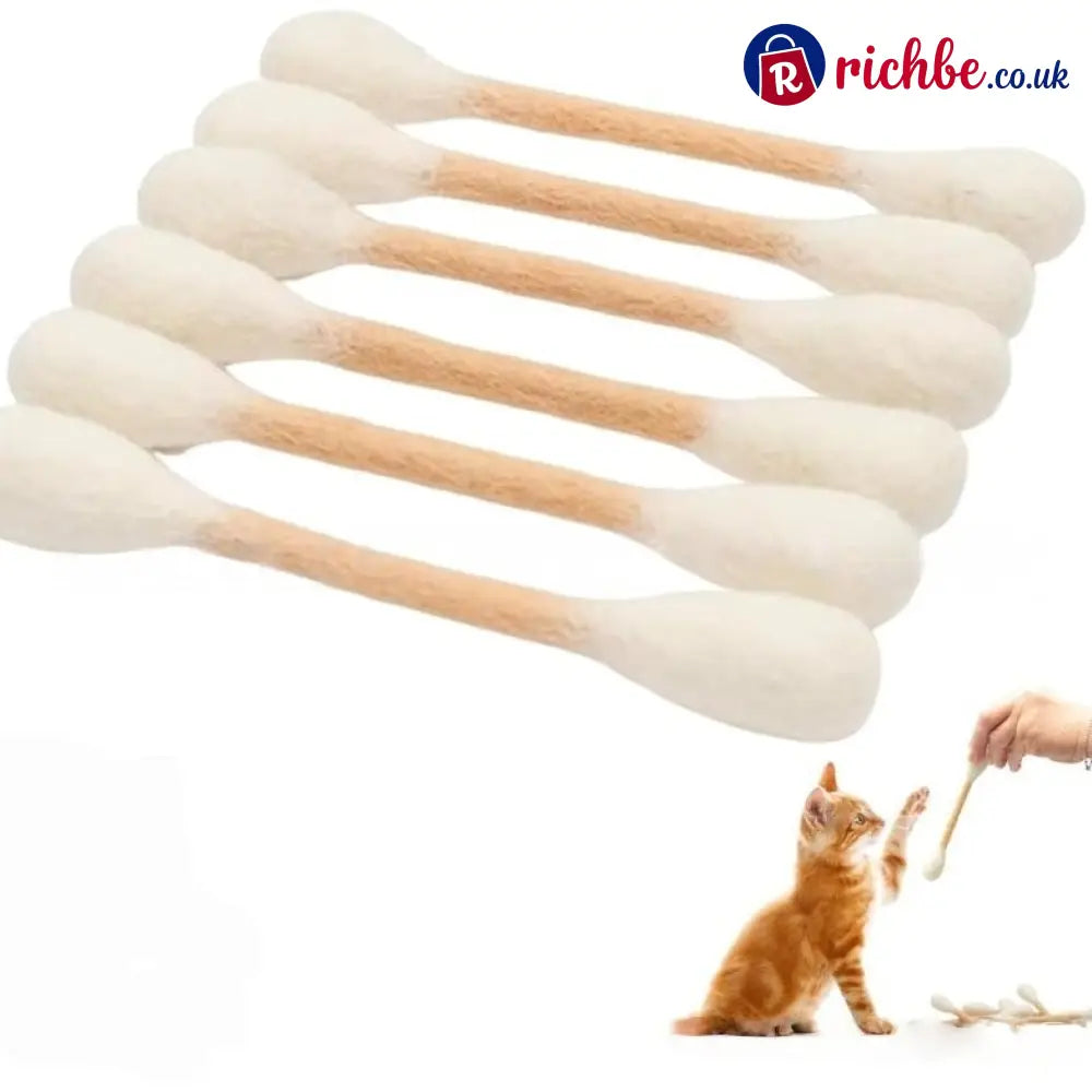 🔥Last Day 49% OFF - ❤️For happy healthy and active indoor cats🐱Swabs Large Size Cat Toys with Catnip (6 pcs/pack)
