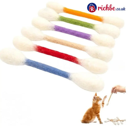 🔥Last Day 49% OFF - ❤️For happy healthy and active indoor cats🐱Swabs Large Size Cat Toys with Catnip (6 pcs/pack)