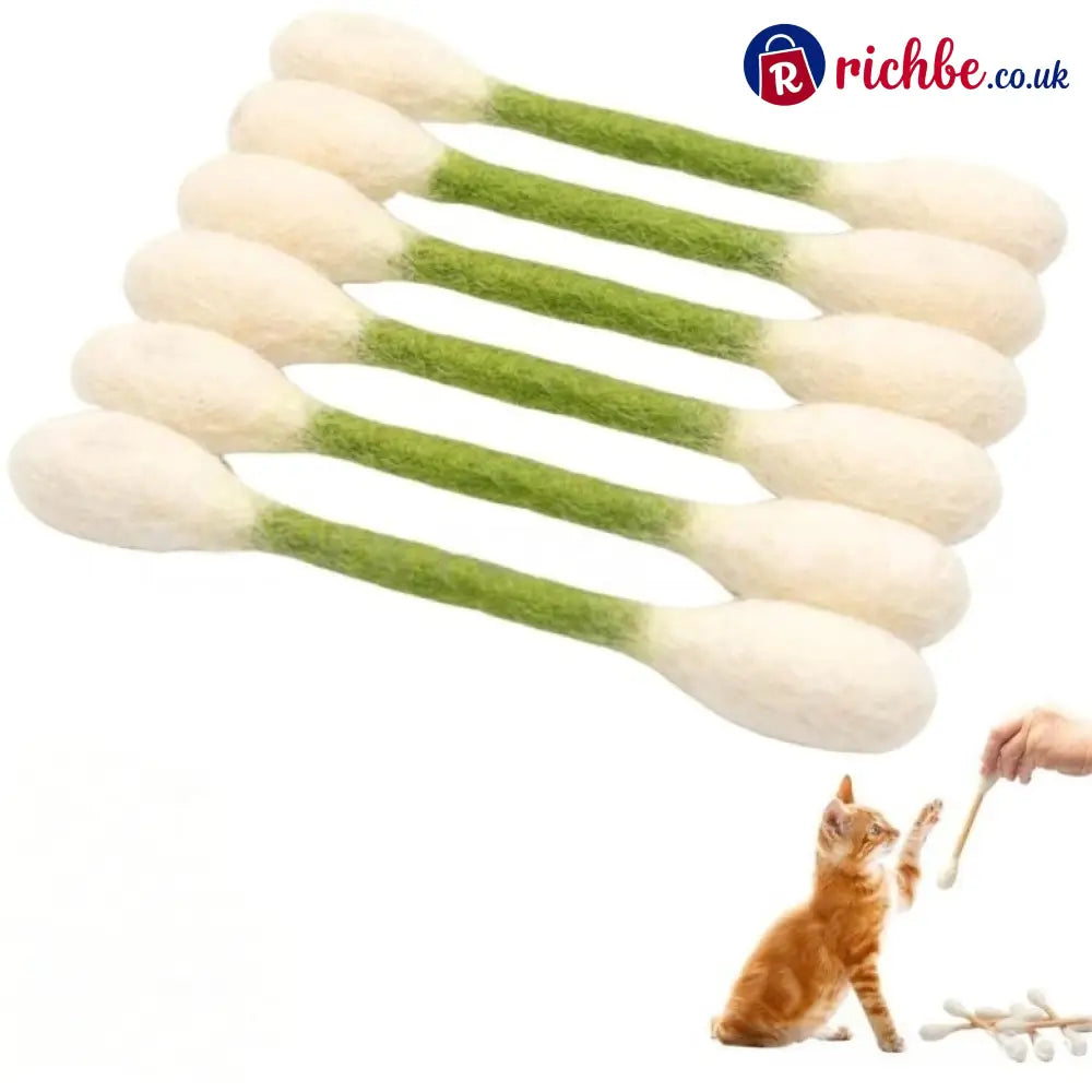 🔥Last Day 49% OFF - ❤️For happy healthy and active indoor cats🐱Swabs Large Size Cat Toys with Catnip (6 pcs/pack)