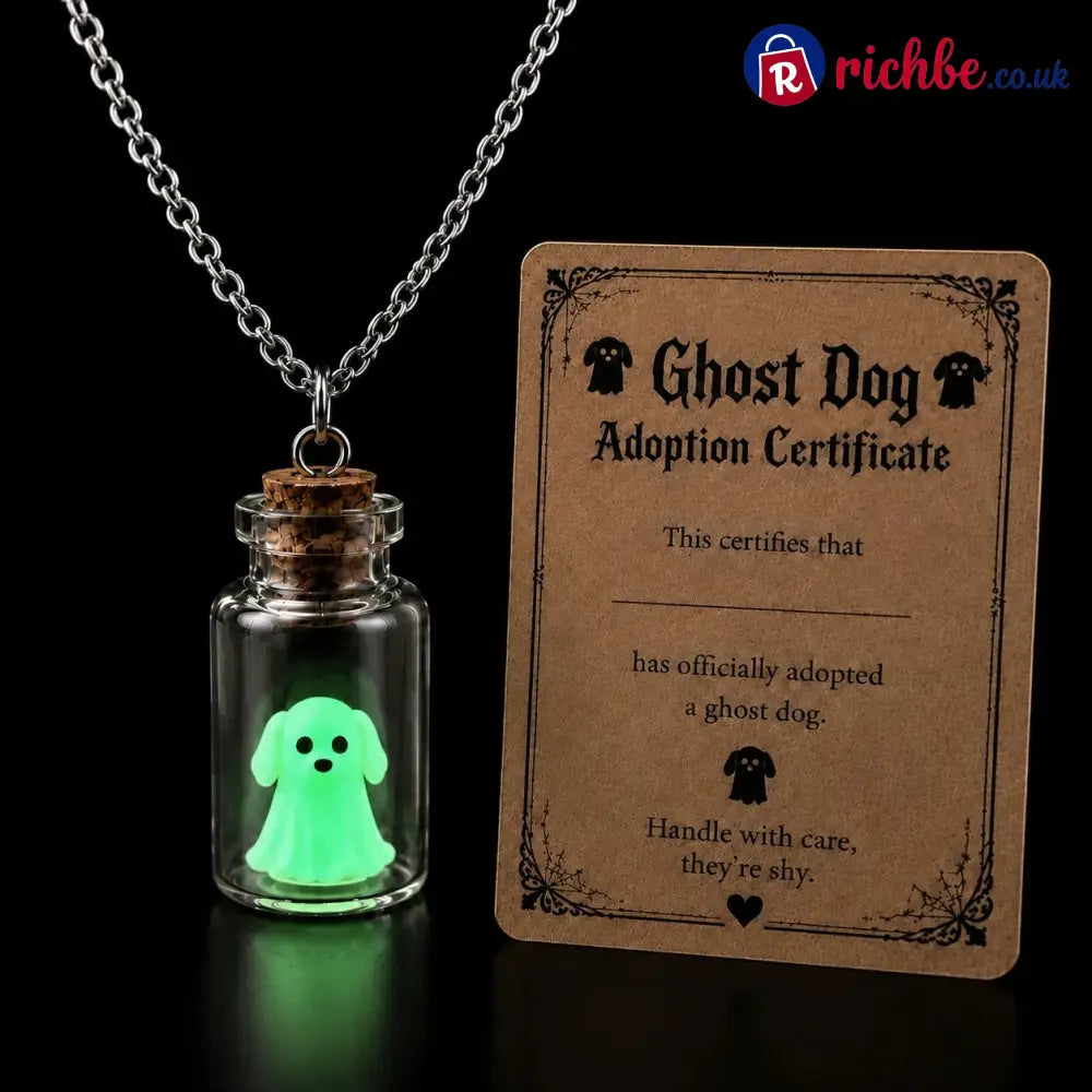 🔥 Last Day 49% OFF-Ghost Adoption Necklace - Ghost Dog
