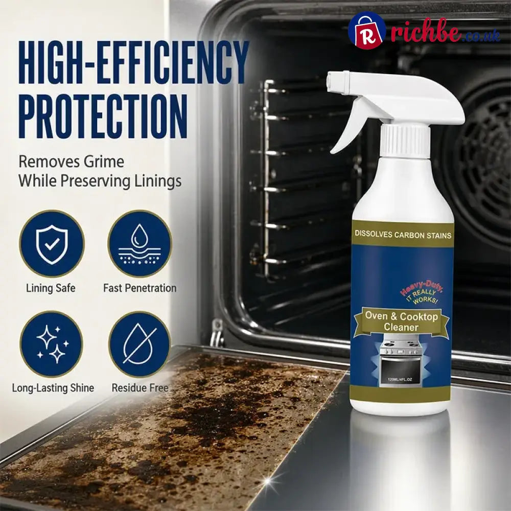 💥 LAST DAY 49% OFF - 🌻Heavy Duty Oven & Cooktop Cleaner Spray