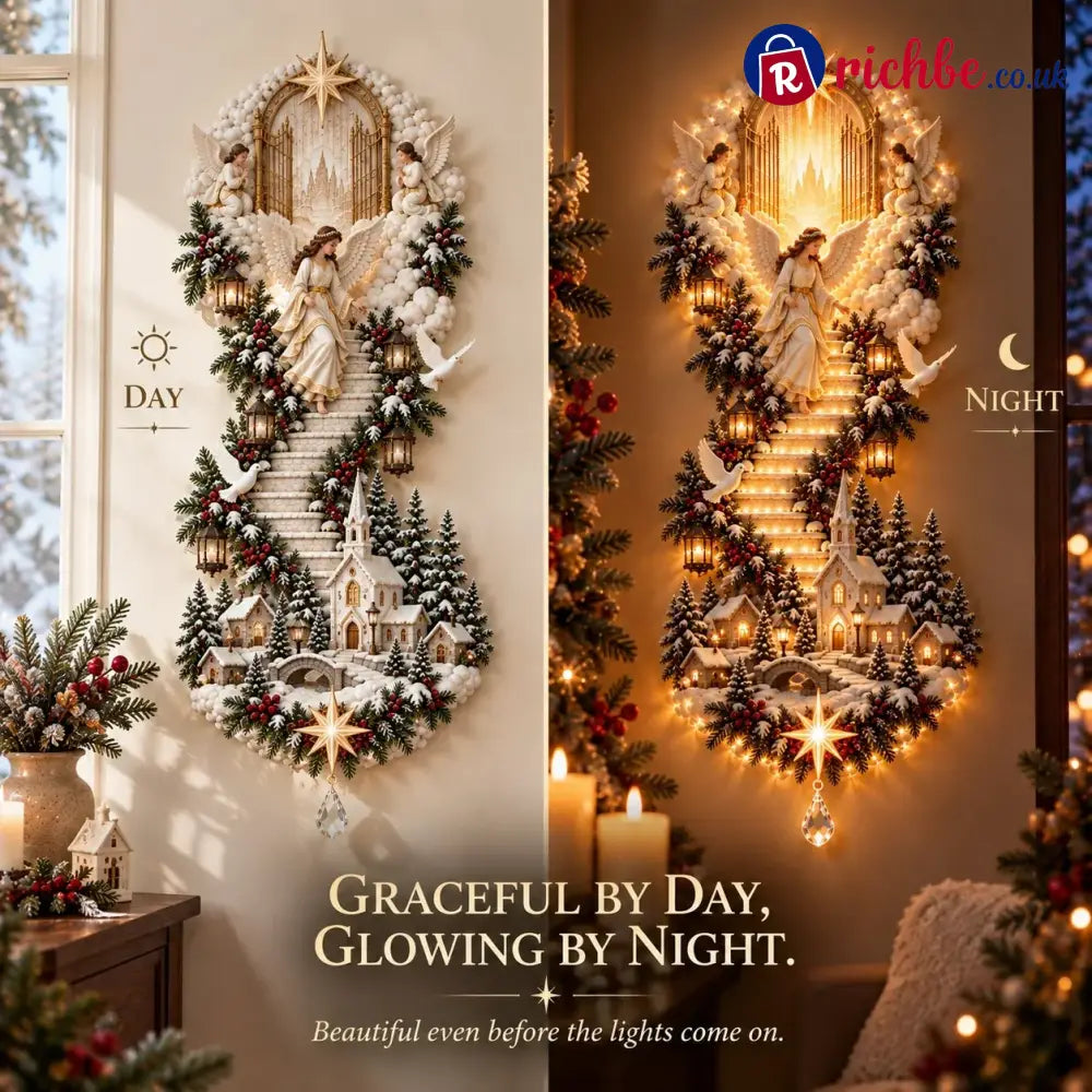 ✨ Last Day – 49% Off!✨ Jesus Light Of Heaven Christmas Wall Hanging✝️
