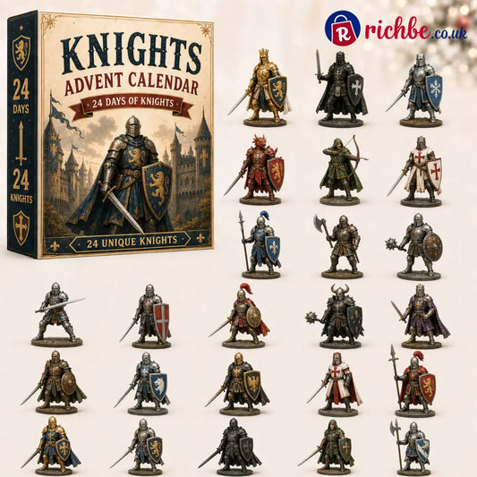 ⏳ Last Day 49% OFF – ⚔️🏰 Knights Advent Calendar 2026 | 24 Days of Knights with 24 Unique Medieval Warrior Figurines &
