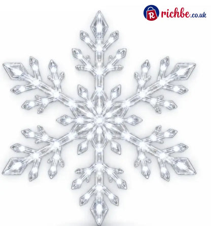 ⏳ Last Day 49% OFF – ❄️ LED Snowflake Wall Lights | 3D Christmas Snowflake Décor with Blue & White Glow Remote Control