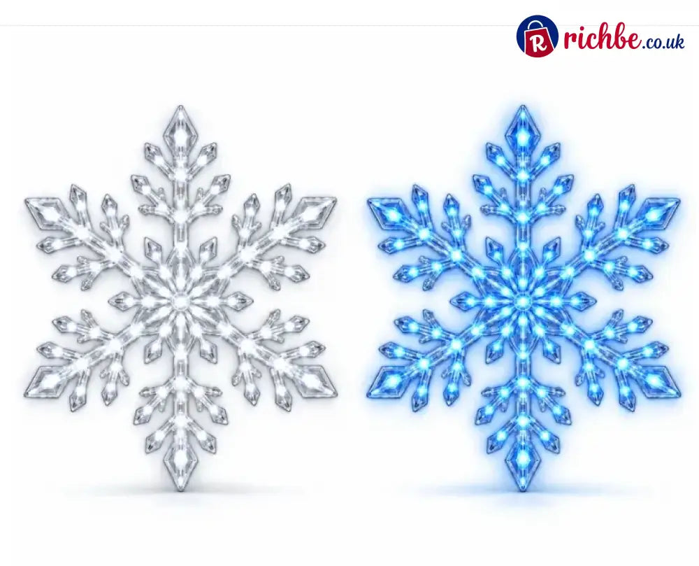 ⏳ Last Day 49% OFF – ❄️ LED Snowflake Wall Lights | 3D Christmas Snowflake Décor with Blue & White Glow Remote Control