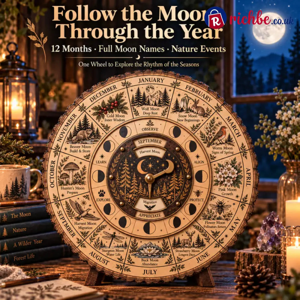 🔥Last Day 49% OFF - 🌙🌲Moon & Nature Observation Wheel🌕(📦Buy 2 Free Shipping)