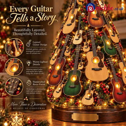 🔥 Last Day 49% OFF 🎸 Musical Guitar Christmas Tree Light
