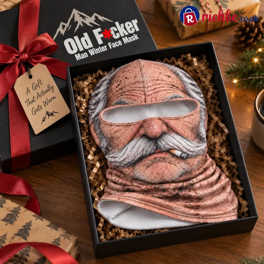 🔥LAST DAY 49% OFF- ☠️Old F*cker Man Winter Face Mask😎Funny Ski & Snowboard Balaclava ⛷️❄️