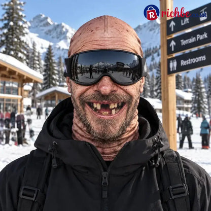 🔥LAST DAY 49% OFF- ☠️Old F*cker Man Winter Face Mask😎Funny Ski & Snowboard Balaclava ⛷️❄️ - TWO TEETH TONY