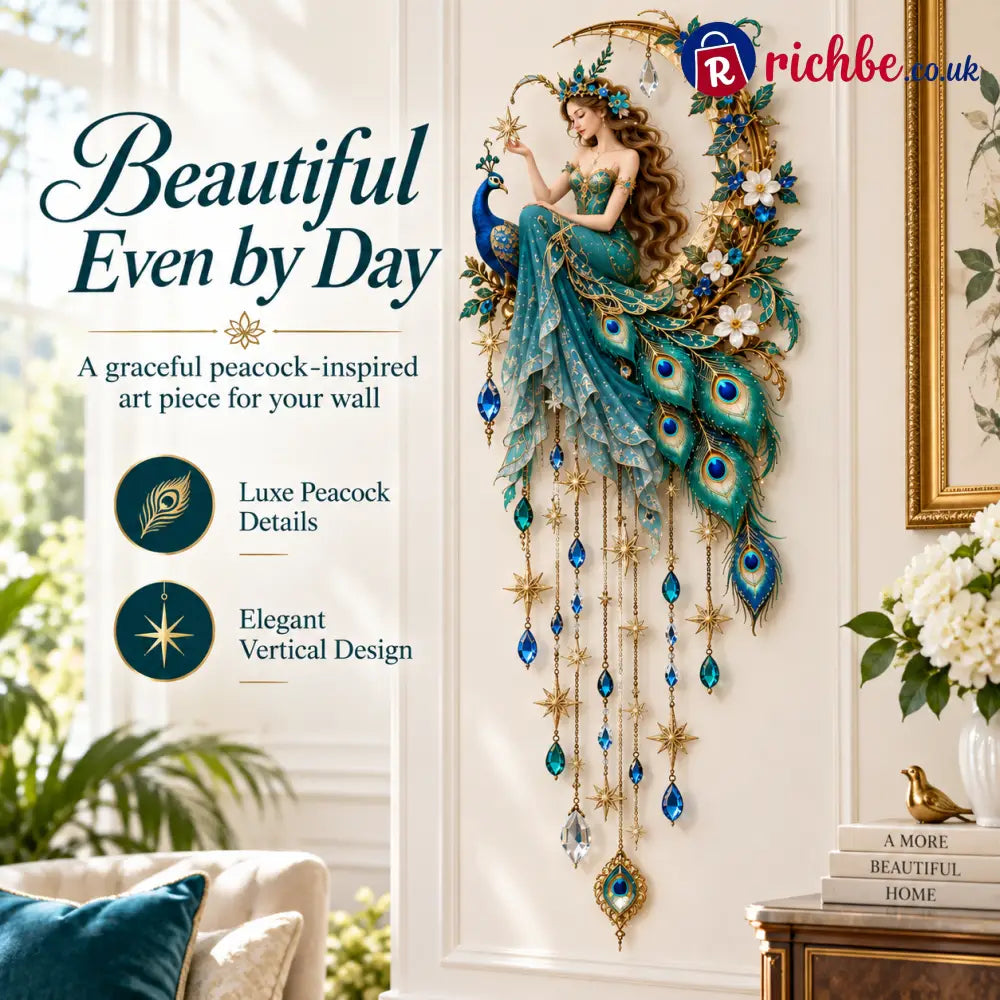 🔥 Last Day 49% OFF🦚 Peacock Fairy Starfall Wall Light