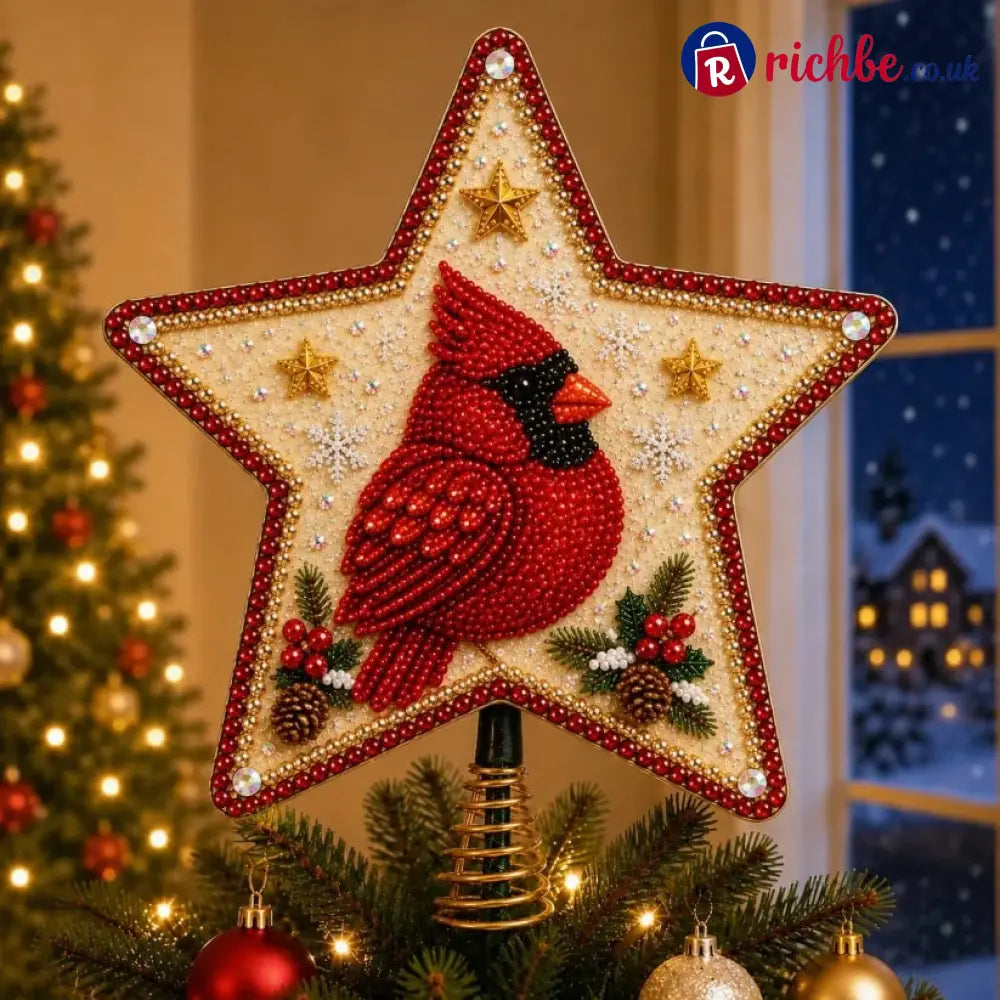 🔥Last Day 49% OFF - 🎄🎅Pearl Diamond Art Christmas Tree Topper Kit