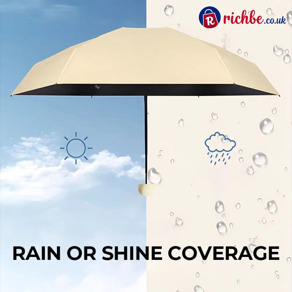 Say Goodbye to Bulky Umbrellas-Dual-Purpose Portable Capsule Umbrella - Hot Sale