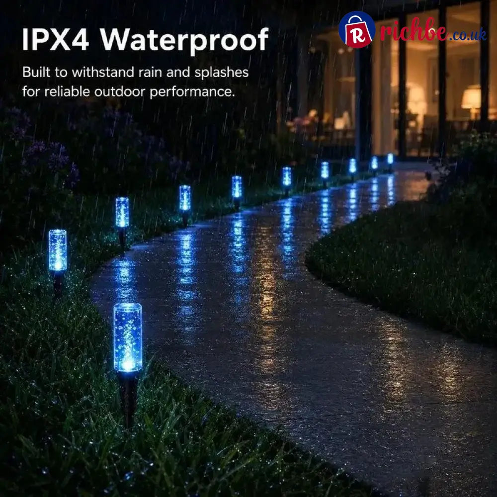 ⏰Last Day 49% OFF ✨Solar Pathway Lights Outdoor Crystal Bubble