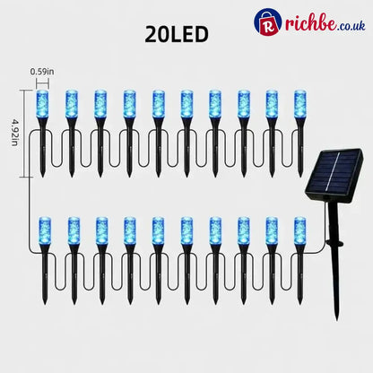 ⏰Last Day 49% OFF ✨Solar Pathway Lights Outdoor Crystal Bubble