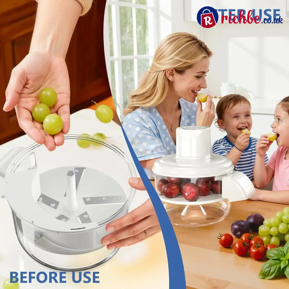 🔥LAST DAY 49% OFF-Universal Automatic Peeler | The Smart Kitchen Gadget That Peels Fruits & More In Seconds - Blue