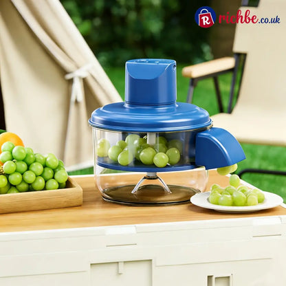 🔥LAST DAY 49% OFF-Universal Automatic Peeler | The Smart Kitchen Gadget That Peels Fruits & More In Seconds - Blue