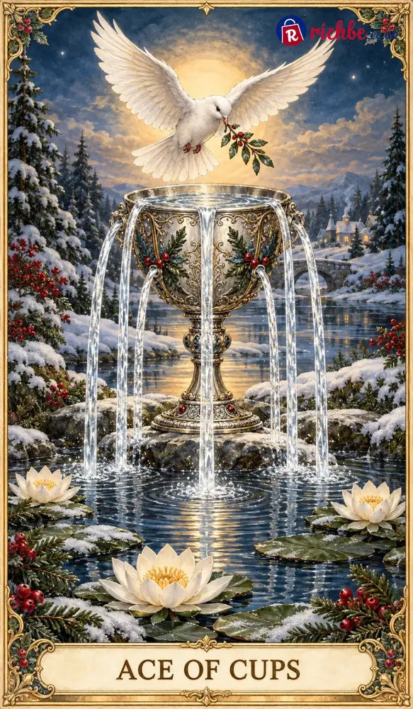 Last Day 49% OFF🎉-🔮 Yuletide Tarot Deck | 78 Festive Cards & A Guided 12-Day Holiday Ritual