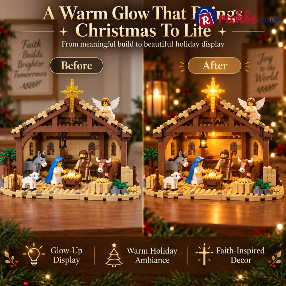 🔥Last Day 49% 🌟The Nativity Story Building Block Set