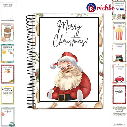 🔥Last Day 50% OFF - Christmas Gift Card Book - Santa Claus