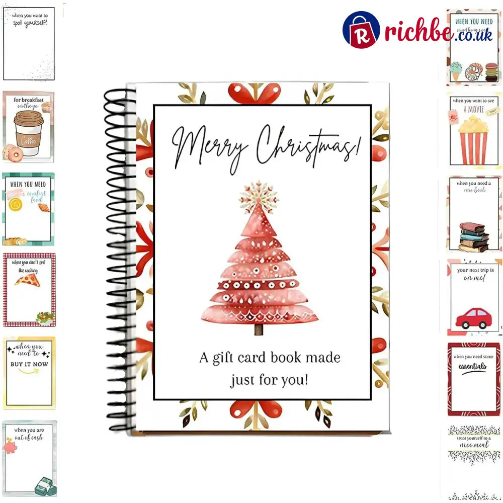 🔥Last Day 50% OFF - Christmas Gift Card Book - Christmas Tree