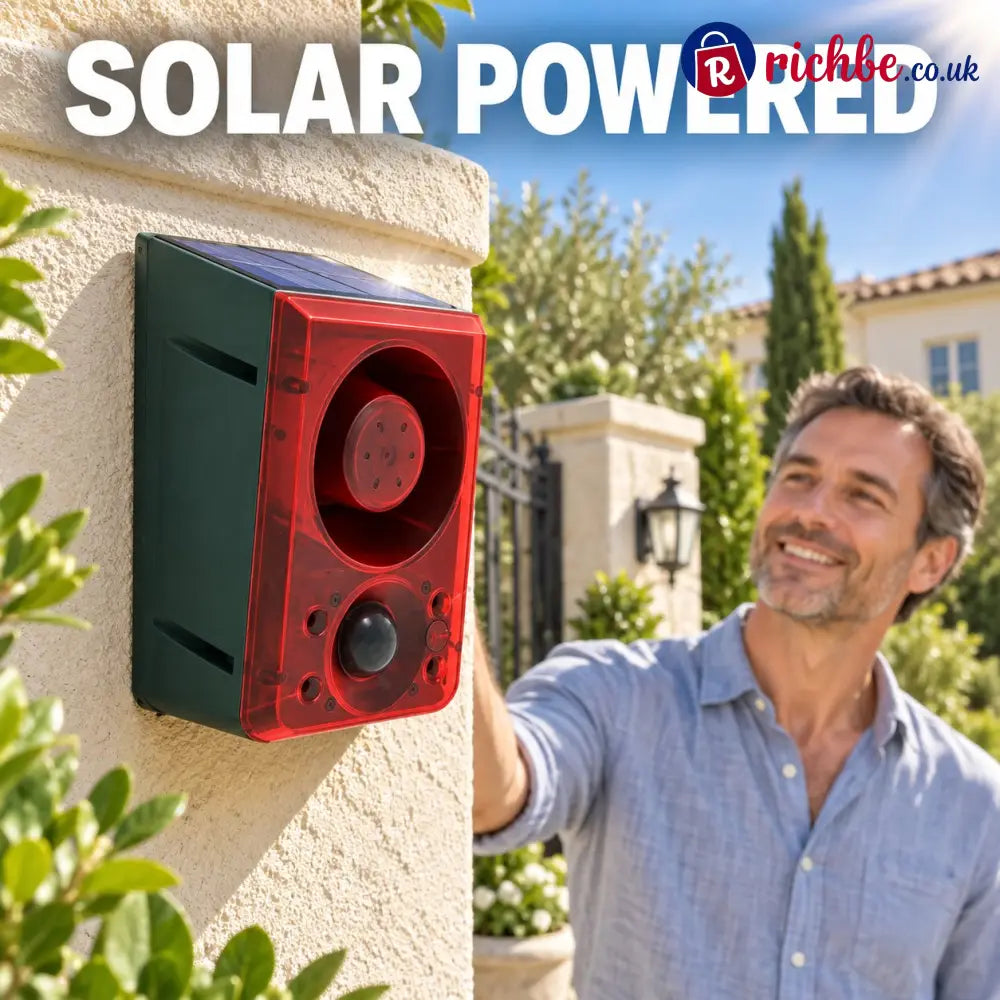 ⏰LAST DAY 50% OFF -☀️Outdoor Solar Motion Sensor Alarm