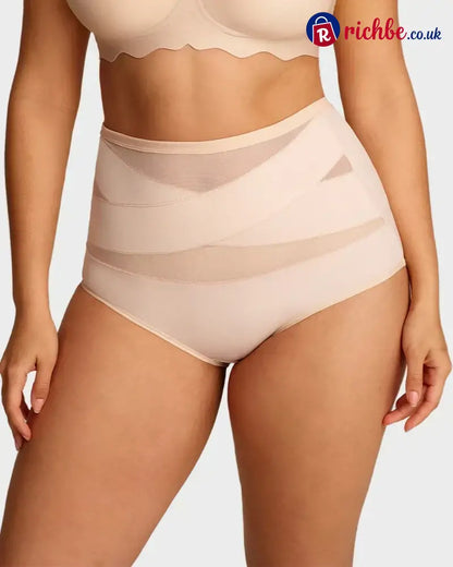 💖Last Day-Buy 1 Get 3 Packs💖Plus-Size High-Waist Cross Tummy Control Panties