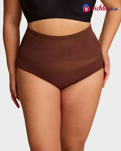 💖Last Day-Buy 1 Get 3 Packs💖Plus-Size High-Waist Cross Tummy Control Panties