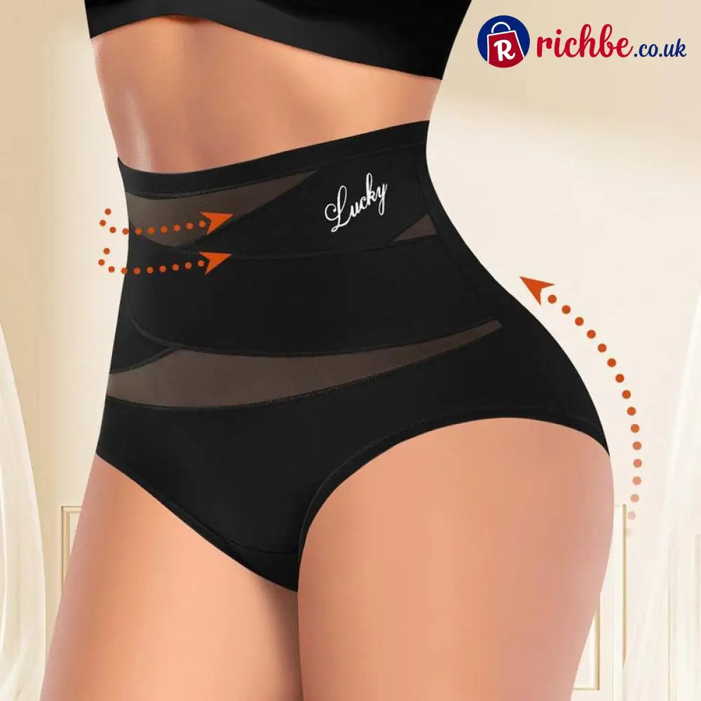 💖Last Day-Buy 1 Get 3 Packs💖Plus-Size High-Waist Cross Tummy Control Panties