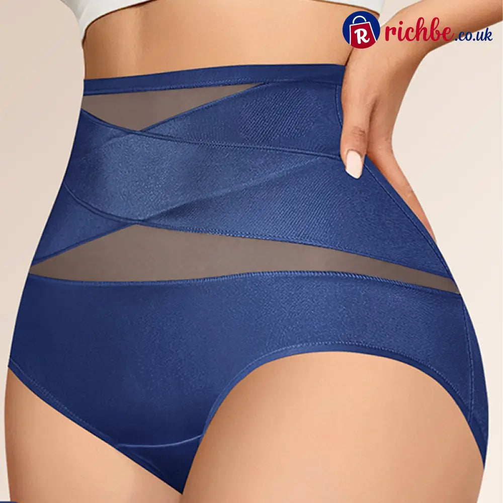💖Last Day-Buy 1 Get 3 Packs💖Plus-Size High-Waist Cross Tummy Control Panties