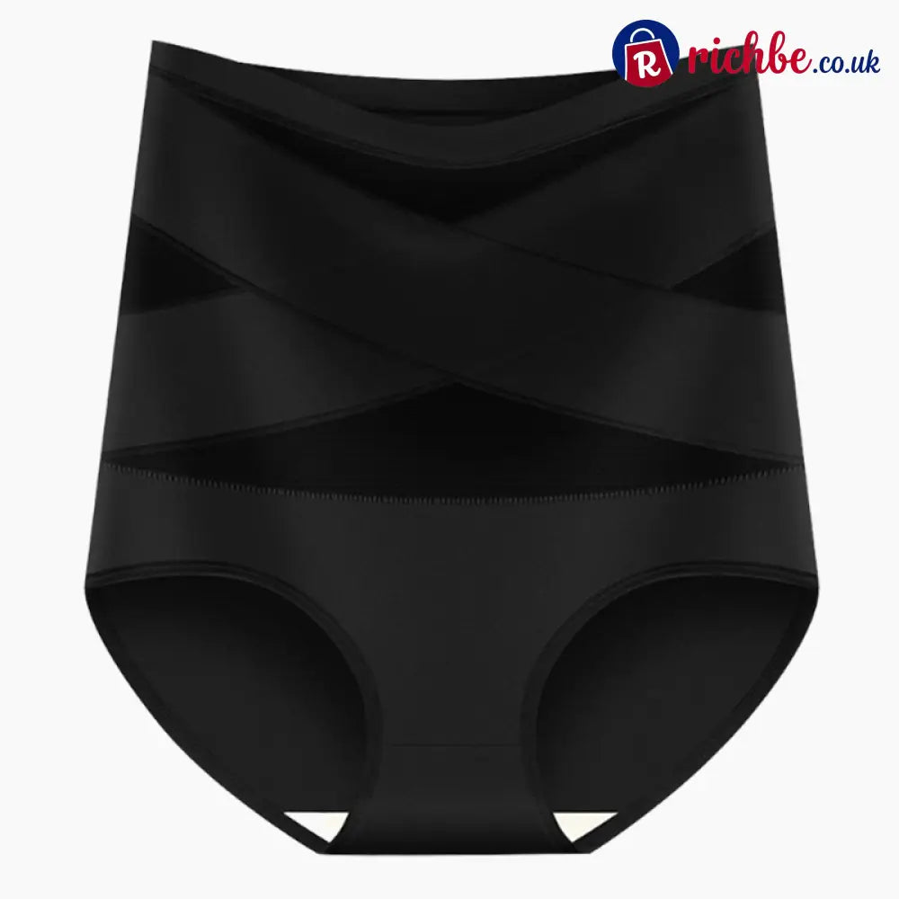 💖Last Day-Buy 1 Get 3 Packs💖Plus-Size High-Waist Cross Tummy Control Panties